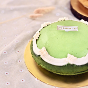 Matcha Blanc Cake Pie Matcha Blanc Cake Pie